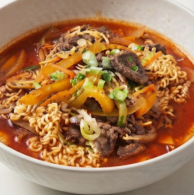 Spicy Beef Ramen.
