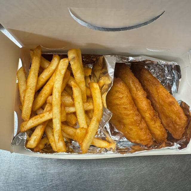 3pcs Cod + Fries.