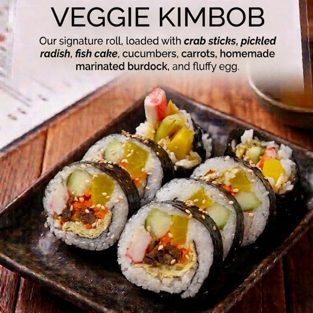 Veggie Kimbob.
