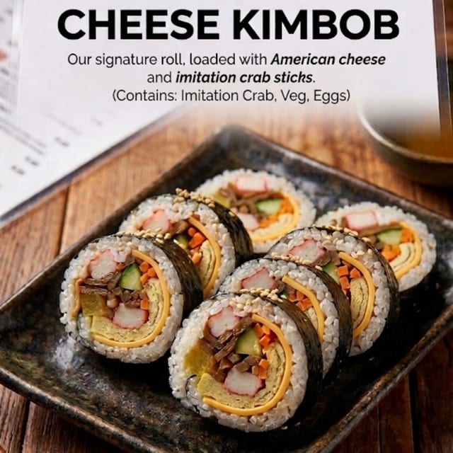 Cheese Kimbob.