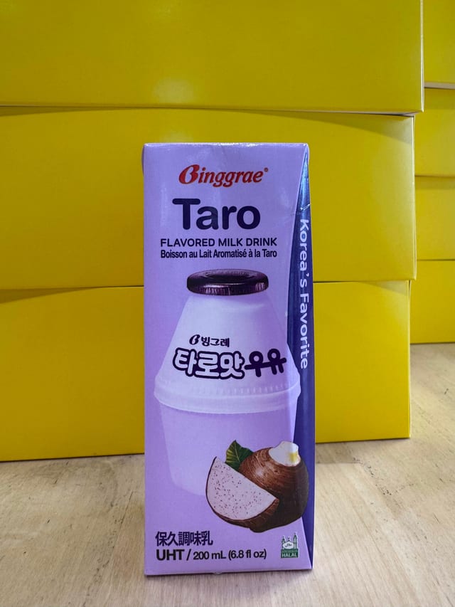 Korean Taro Milk.