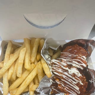 Dinner Jumbo Halal Boneless & Fries