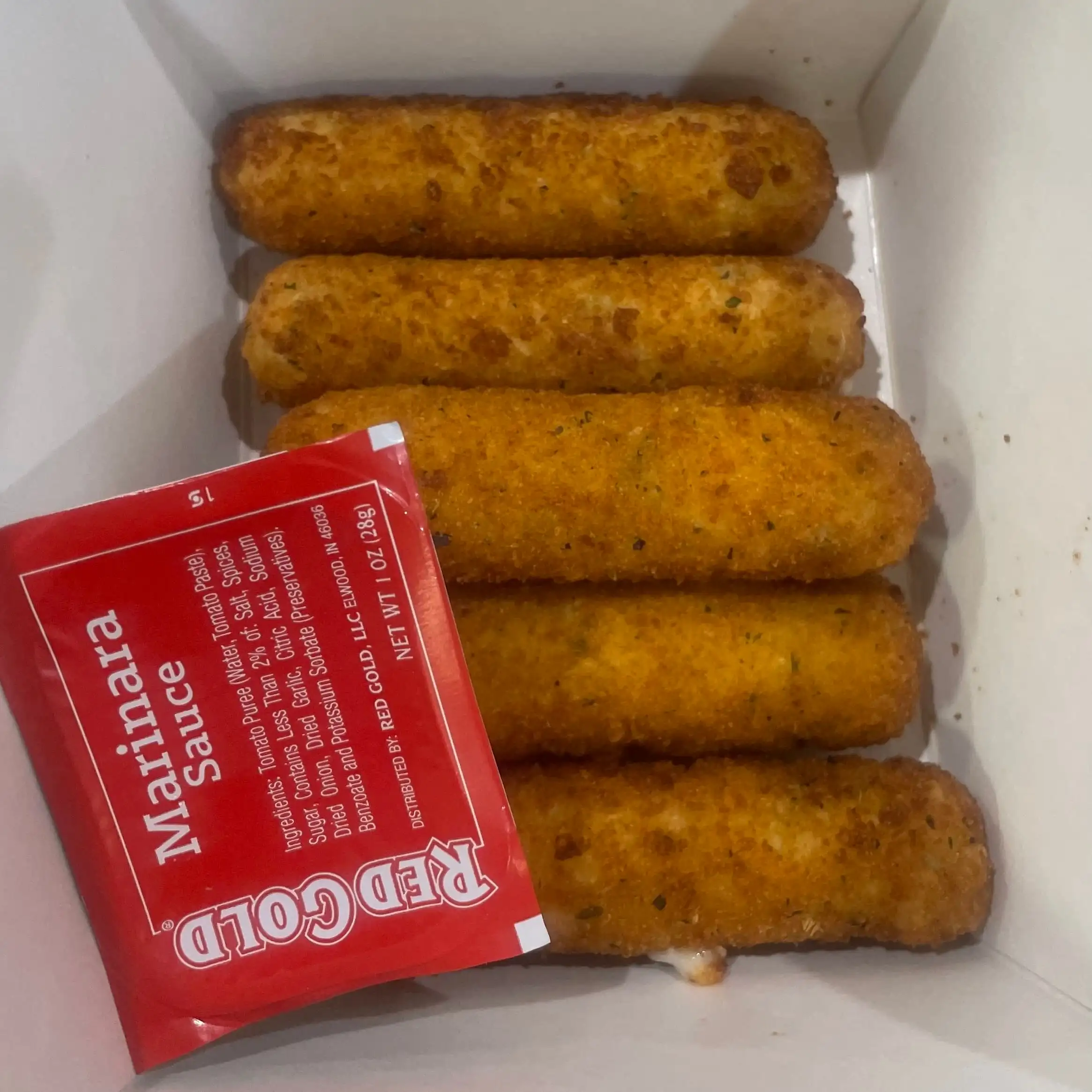 Mozzarella Sticks.