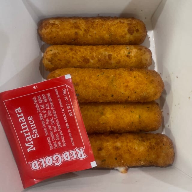Mozzarella Sticks.