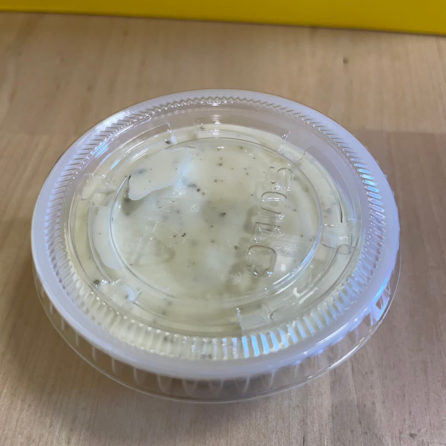 Homemade Buttermilk Ranch Sauce.