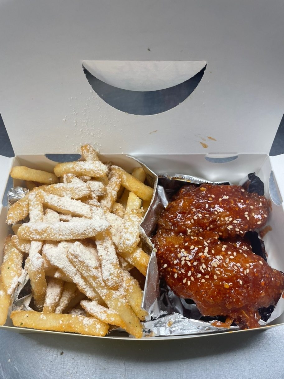 Dinner Wings & Fries.