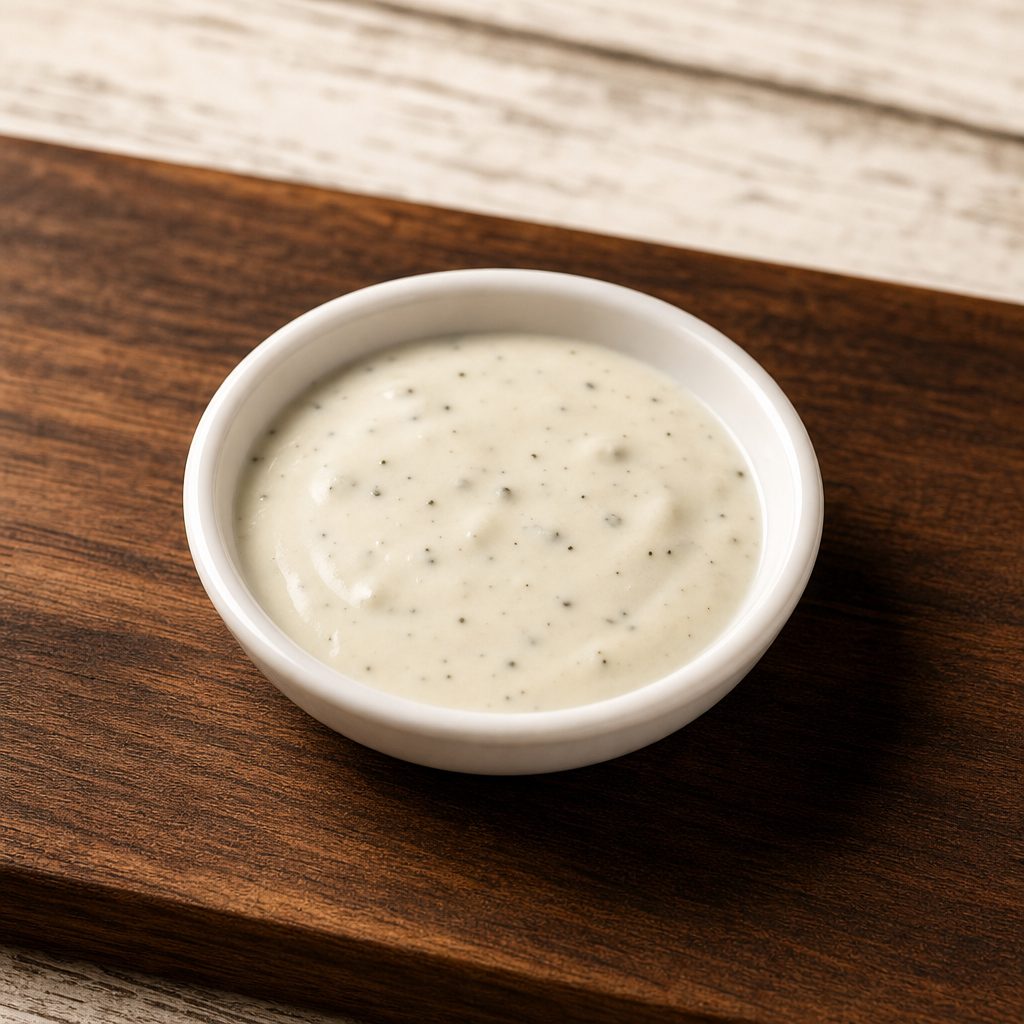 Homemade Buttermilk Ranch Sauce.