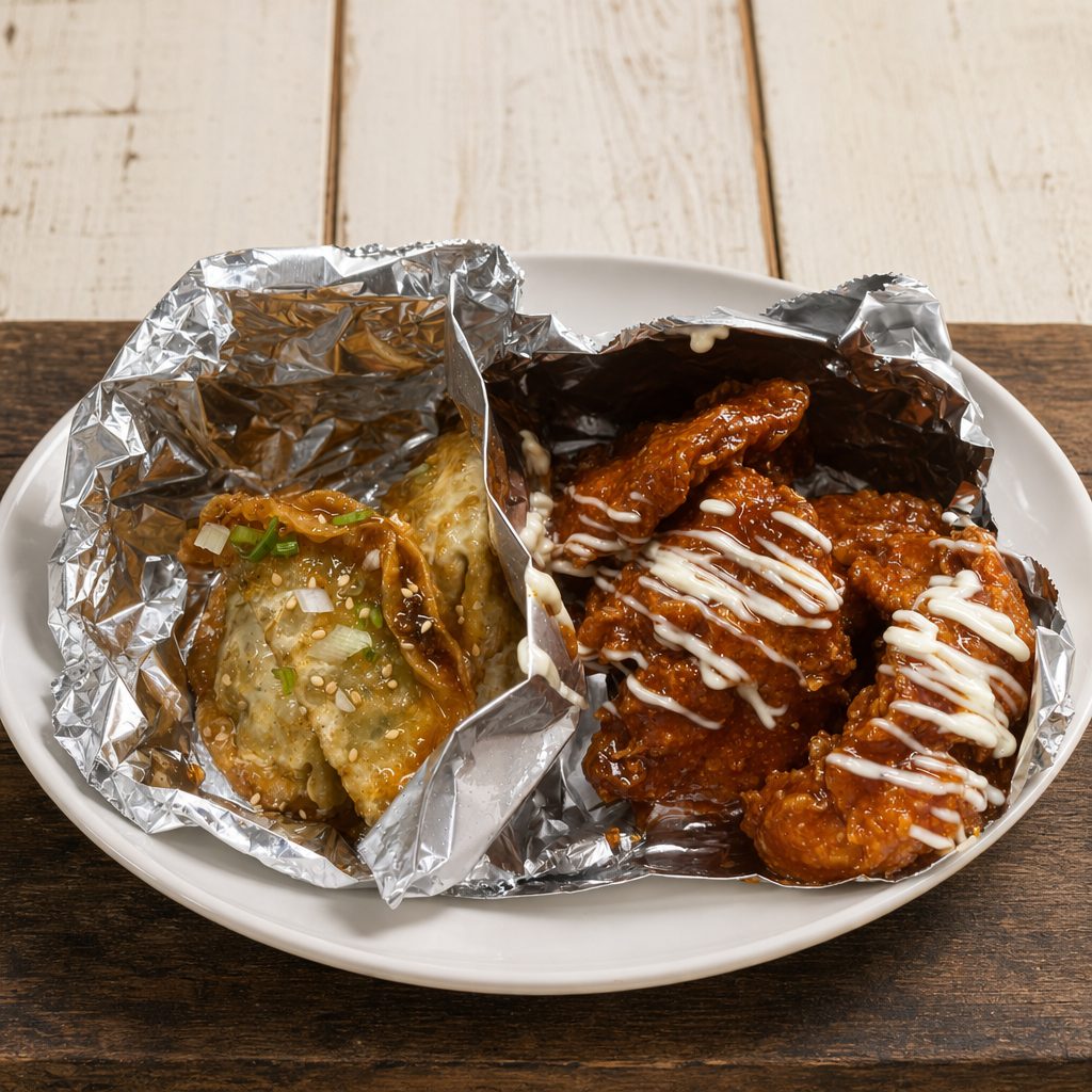 Jumbo Halal Boneless & Soy Vegetable Mandoo.