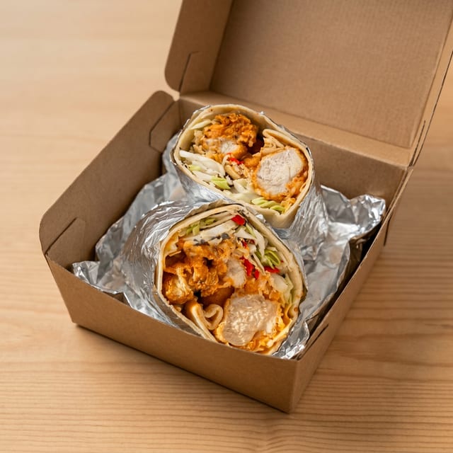 Make Your Own Crispy Chicken Wrap.