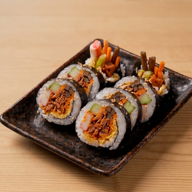 Spicy Pork Kimbob.