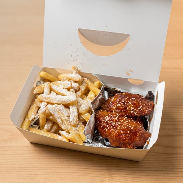 Dinner Wings & Fries.