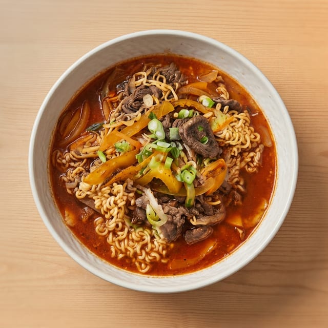 Spicy Beef Ramen.