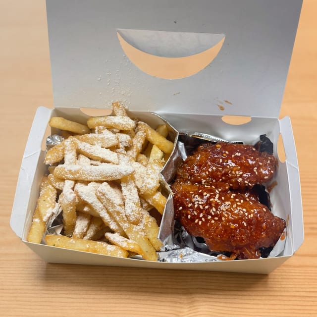 Lunch Wings & Fries.